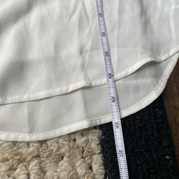 NWT J Crew ivory sheer tank blouse - Picture 5 of 5